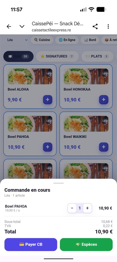 CaissePéi Mobilité 2 CaissePéi Mobilité · La commande en cours
