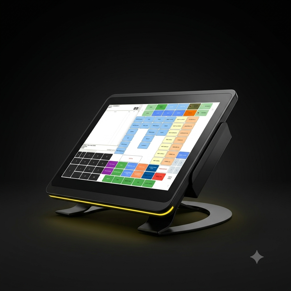 Le pack : caisse tactile Windows NC-Retail sur pied